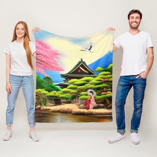 Manta Polar Jardín japonés (In situ)