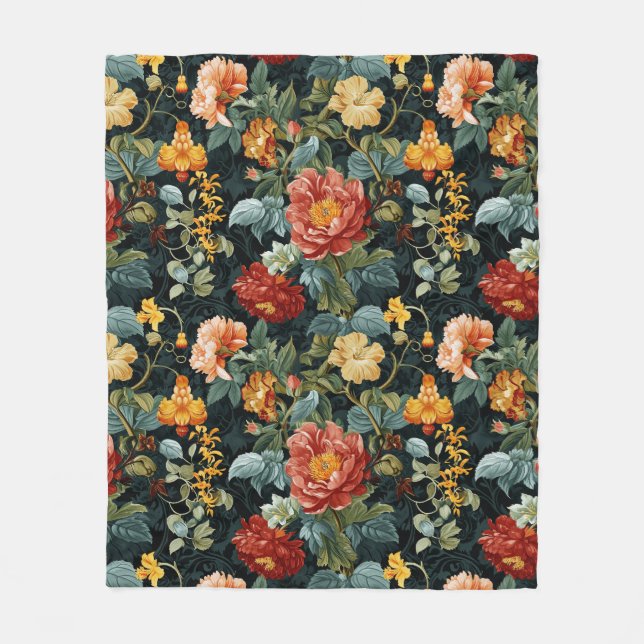 Manta Polar Jardín Medieval (Anverso)