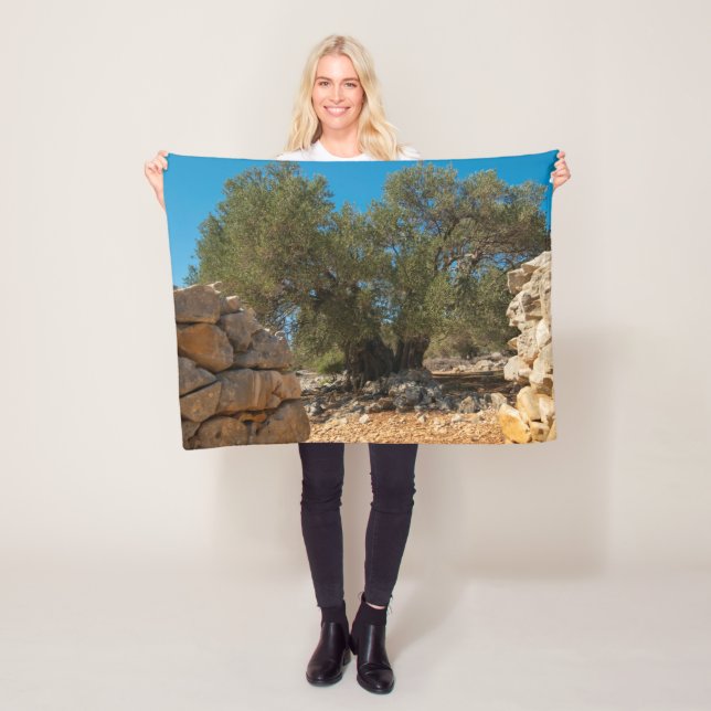 Manta Polar Jardines de oliva de Lun (In situ)