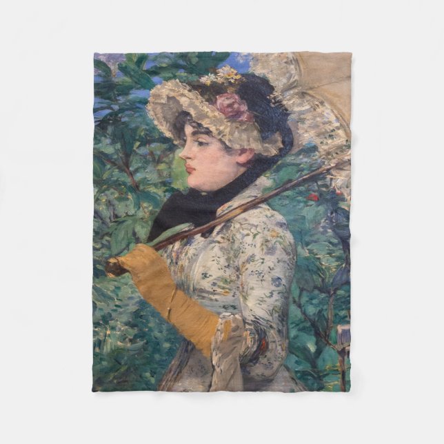 Manta Polar Jeanne (Primavera) De Édouard Manet (Anverso)