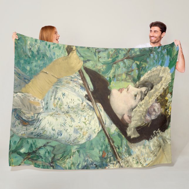 Manta Polar Jeanne (primavera) Edouard Manet (In situ)