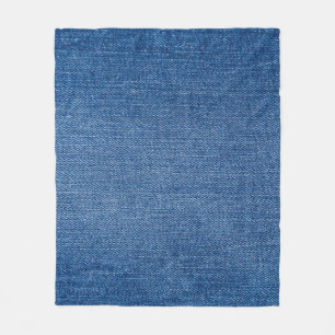 Manta Polar Jeans de denim azul