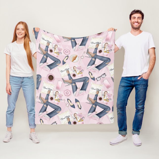 Manta Polar Jefe Chica Hand Drawn (In situ)