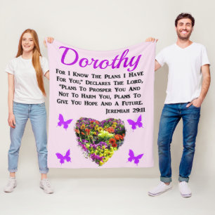 MANTA POLAR JEREMIAH PERSONALIZADO 29:11 FLORAL