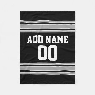Manta Polar Jersey de equipo con nombre y número de encargo