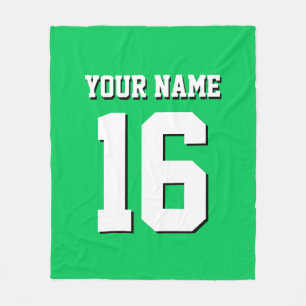 Manta Polar Jersey del equipo deportivo Emerald Green