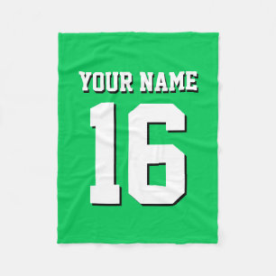 Manta Polar Jersey del equipo deportivo Emerald Green