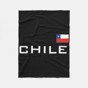 Manta Polar Jersey Deportivo Fútbol Bandera de Chile Sa