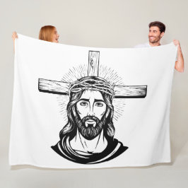Manta Polar Jesucristo