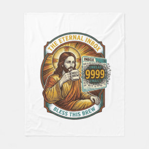 Manta Polar Jesús 9999 correos electrónicos no leídos Bandeja