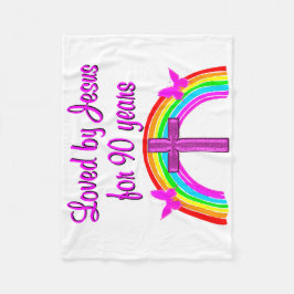 MANTA POLAR JESÚS AMA EL CUMPLEAÑOS 90