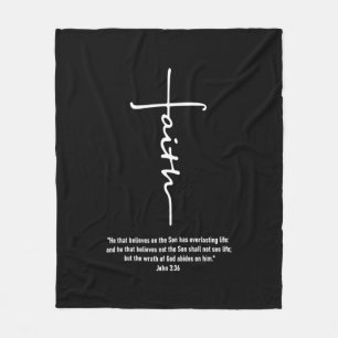 Manta Polar Jesús Amor  Cruz de la Fe Cristiano Jesús Dios d
