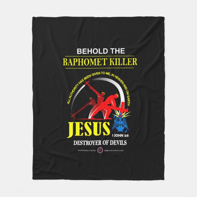 Manta Polar JESÚS: Asesino de Baphomet (Anverso)