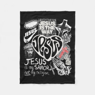 Manta Polar Jesús Es La Forma En Que La Biblia Cristiana Verse