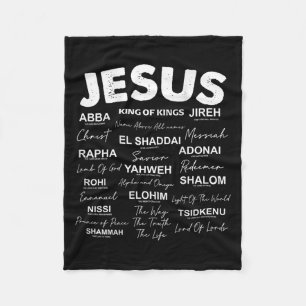 Manta Polar Jesús Es Rey Nombre De Dios Hebreo Jesús Cristiano