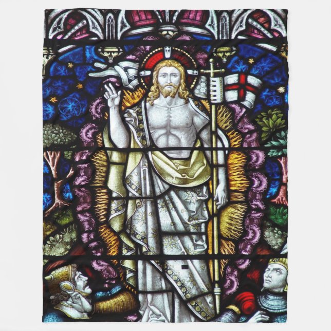 MANTA POLAR JESUS GLASS WINDOW (Anverso)