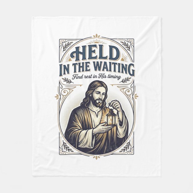 Manta Polar Jesús Infertilidad Intentando Concebir Ánimo (Anverso)