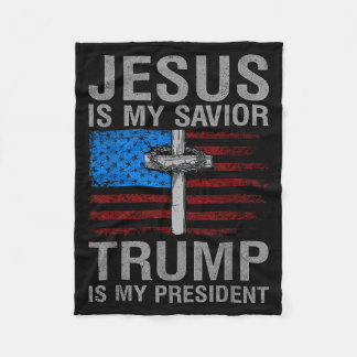 Manta Polar Jesus Is My Savior Trump Is My President Trump 202