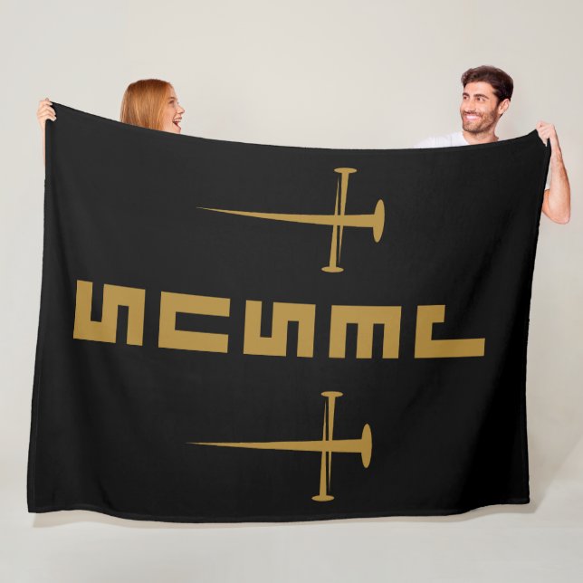 Manta Polar JESUS Nail Cross Christian Faith Para Creyentes GL (In situ)