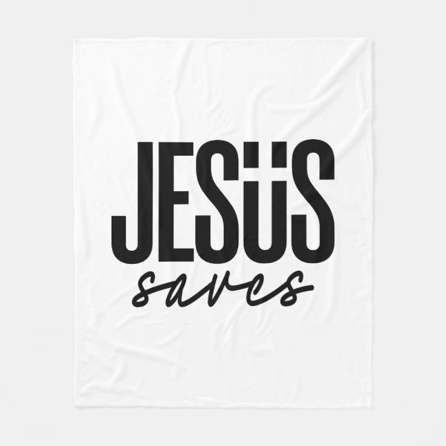 MANTA POLAR JESÚS SALVA (Anverso)