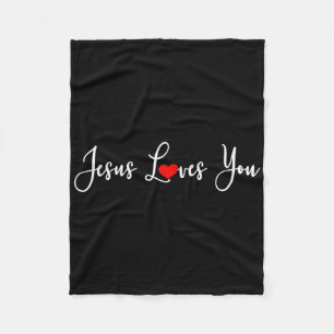 Manta Polar Jesús te ama - Cristiano religioso