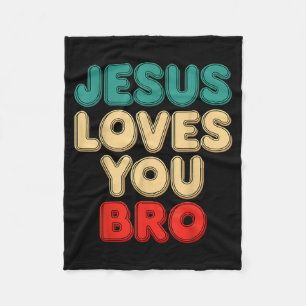 Manta Polar Jesús te ama hermano Humor cristiano religioso
