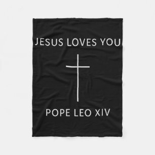 Manta Polar Jesús Te Ama La Fe Religiosa Mínima Cristiana