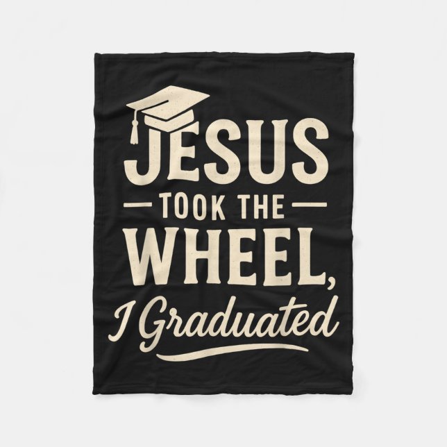 Manta Polar Jesus Took The Wheel I Graduated Christian Graduat (Anverso)
