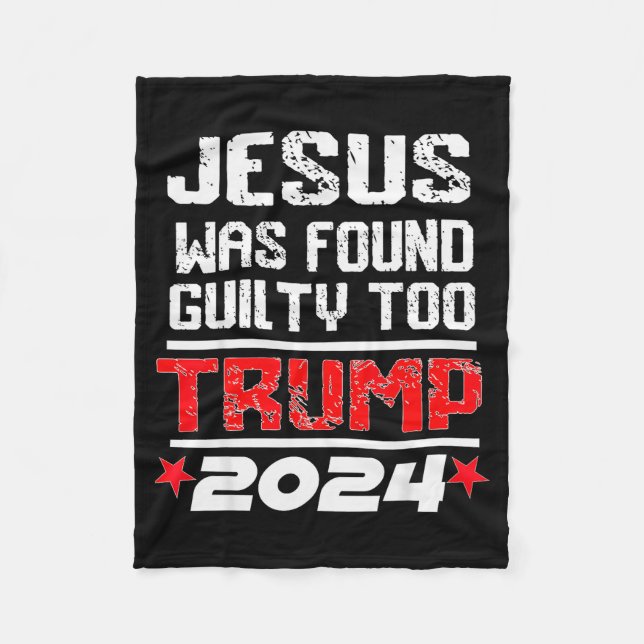Manta Polar Jesus Was Found Guilty Too Take America Back Trump (Anverso)