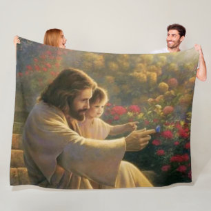 Manta Polar JESÚS y BEBÉ
