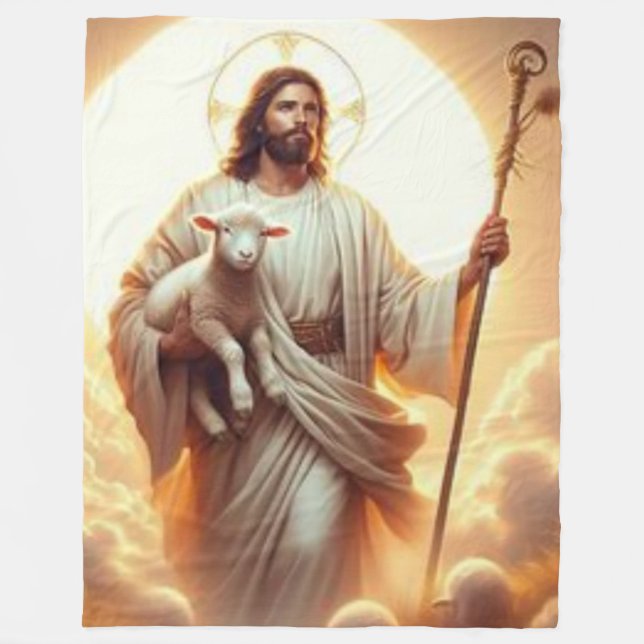 Manta Polar JESUS y LAMB 2 (Anverso)