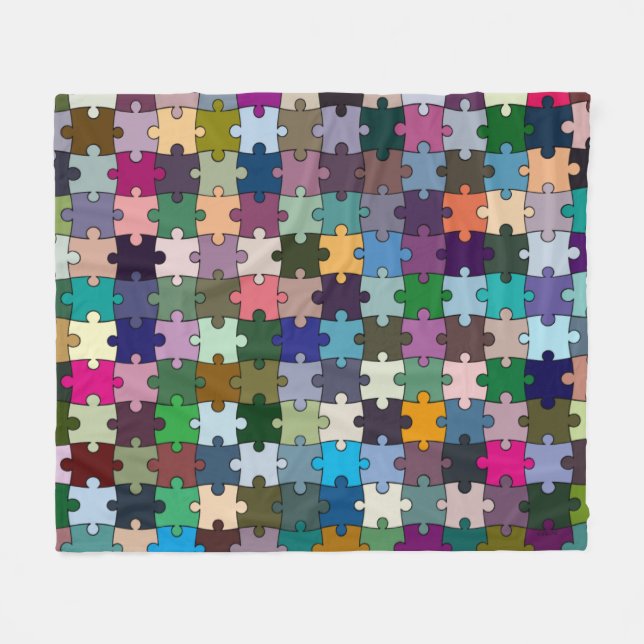 Manta Polar Jigsaw Fleece Blanket (Frente (Horizontal))
