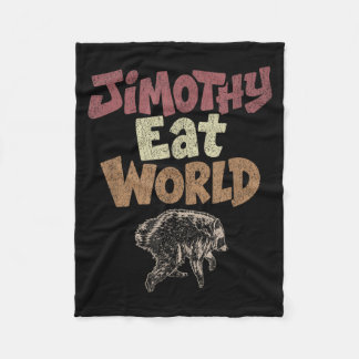 Manta Polar Jimothy Gobierna El Mundo Humor Mapache Seattle
