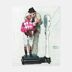 Manta Polar Jinete que pesa adentro por Norman Rockwell