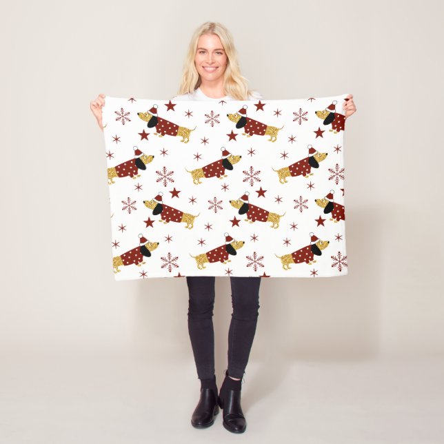 Manta Polar Jingle All the Dachshund Way (In situ)