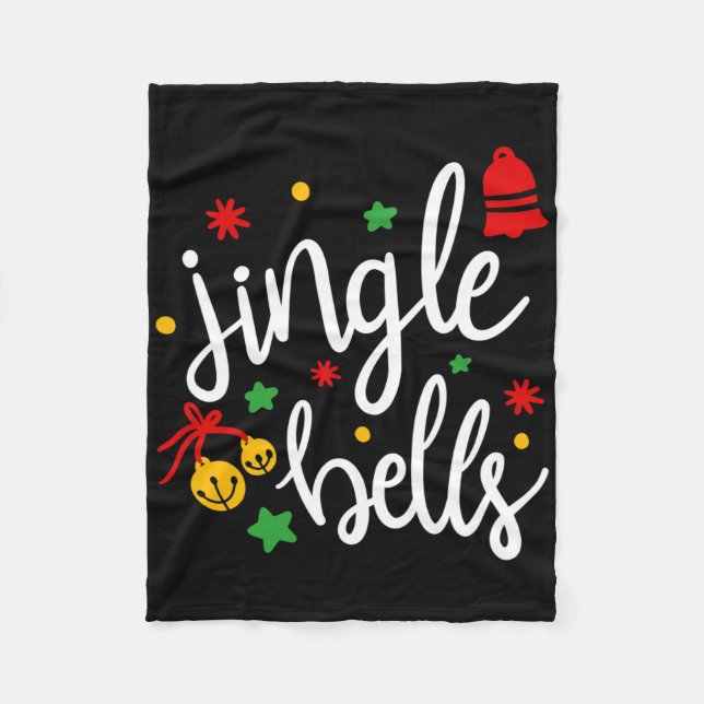 Manta Polar Jingle Bells Jingle All The Way Xmas Gift Christma (Anverso)