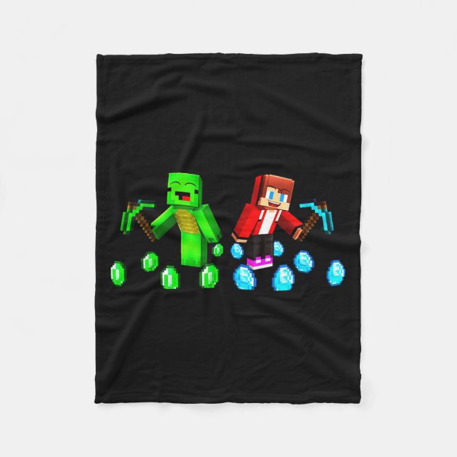 Manta Polar Jj And Mikey Happy Birthday  (Anverso)