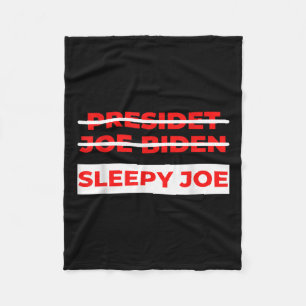 Manta Polar Joe político partidario de Trump anti Biden