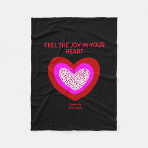Manta Polar Joful Heart Small Fleece Blanket