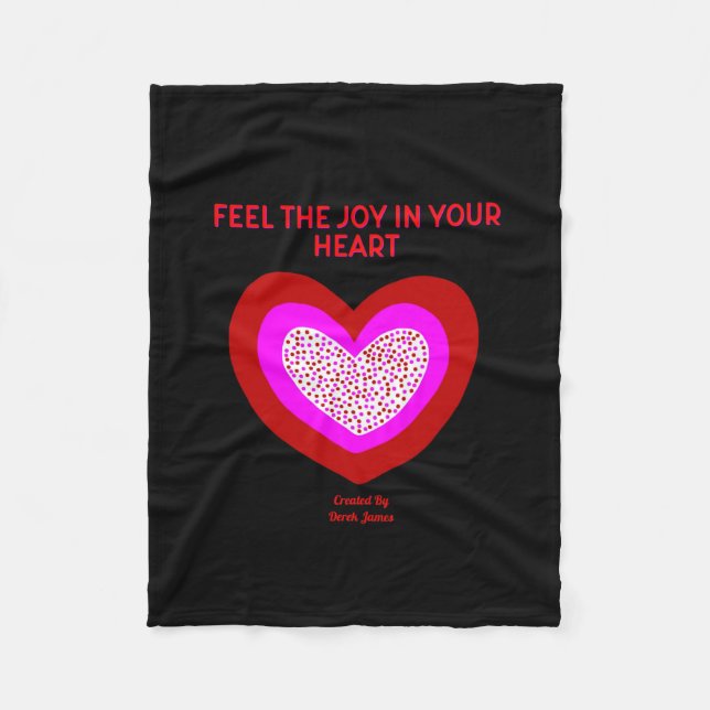 Manta Polar Joful Heart Small Fleece Blanket (Anverso)