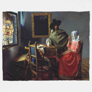 Manta Polar Johannes Vermeer - La copa de vino