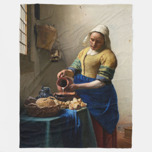 Manta Polar Johannes Vermeer - La Milkmaid