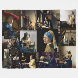 Manta Polar Johannes Vermeer - Masterpieces Patchwork