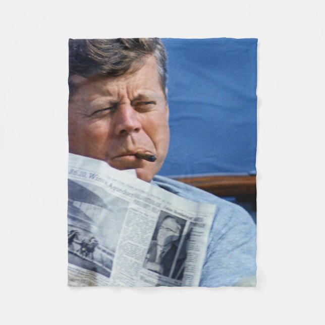 Manta Polar John F Kennedy Smoking (Anverso)