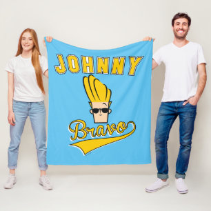 Manta Polar Johnny Bravo Collegiate Gráfico