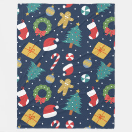 Manta Polar Jolly Jumble Holiday Fleece Blanket