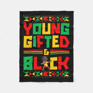 Manta Polar Joven chico negro niño de historia afroamericana