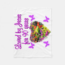 MANTA POLAR JOYOUS DE 90 AÑOS