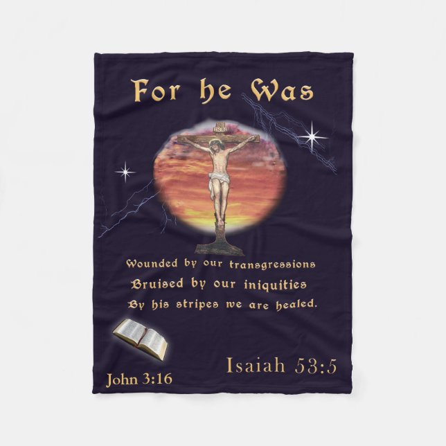 Manta Polar Juan 3:16 (Anverso)