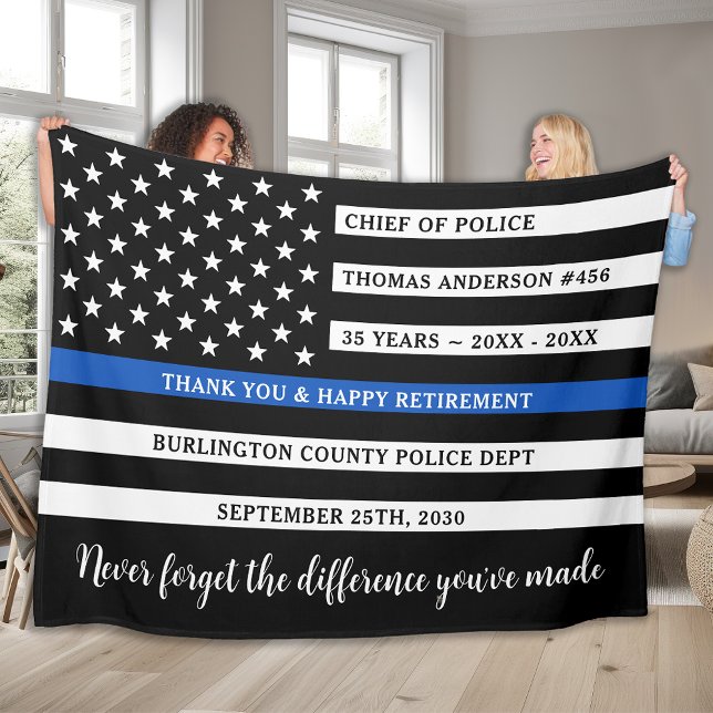 Manta Polar Jubilación personalizada de la bandera delgada de  (Subido por el creador)